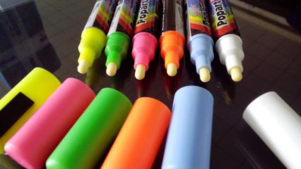 兰溪市御杰绿色照明 专为LED手写荧光板打造的6mm进口绘画荧光笔